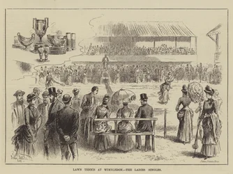 Lawn Tennis in Wimbledon, de Dames